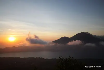 Der Vulkan Gunung Batur
