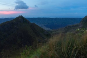 Aussicht bei Sonnenaufgang