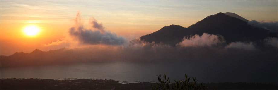 Der Vulkan Gunung Batur