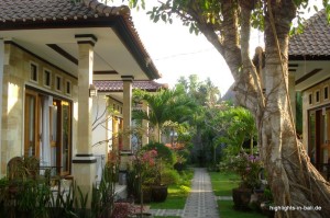 Bungalows auf Bali